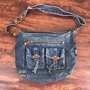 Denim crossbody